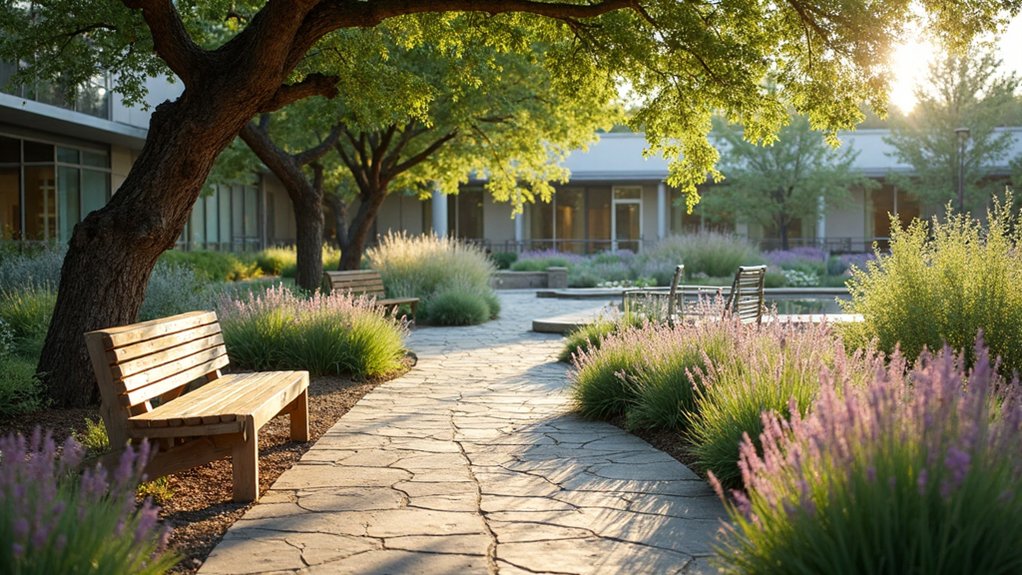 Healthcare Facility Commercial Landscape Design: Healing Gardens and Therapeutic Spaces