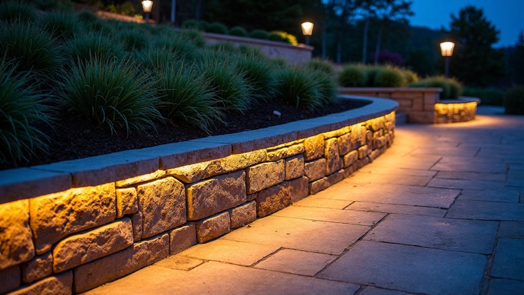Lighting Solutions for Retaining Walls: Safety and Ambiance