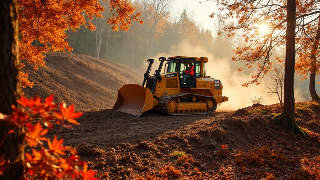 Fall Slope Grading: Why Autumn Is Perfect for Land Preparation