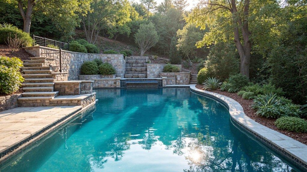 Pool Area Retaining Walls: Safety and Design Considerations