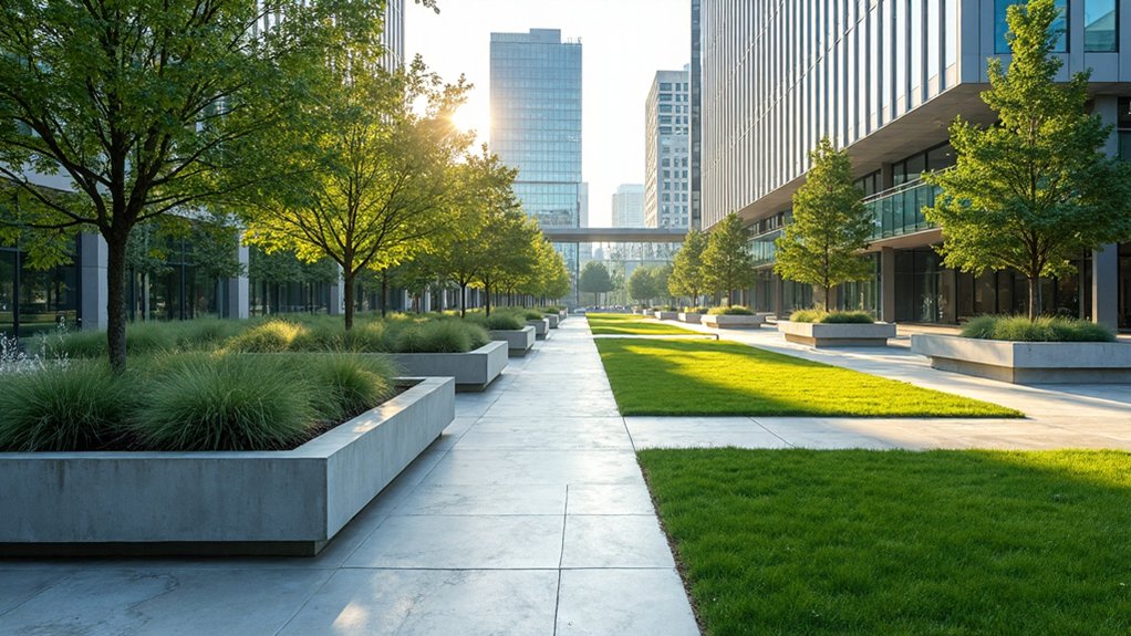 Corporate Campus Commercial Landscape Design: Large-Scale Professional Solutions
